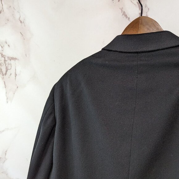 J Crew Blazer Mens Medium Black Velvet 3 Button Suit Jacket Sport Coat - Picture 7 of 12